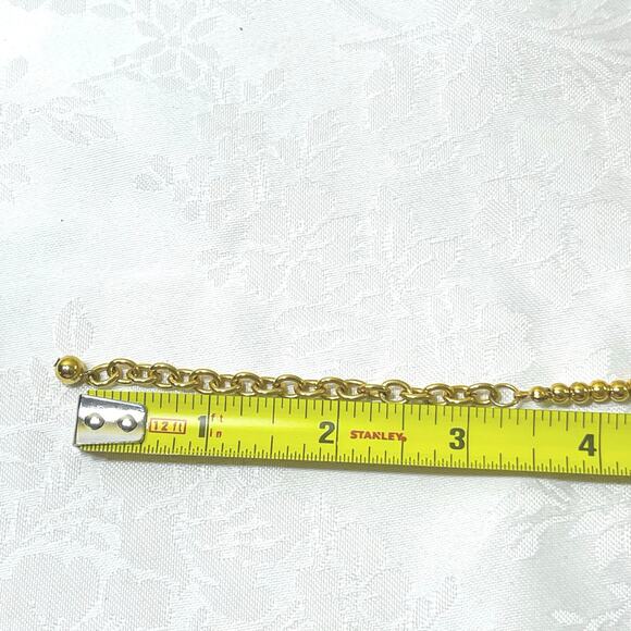 Vtg Joan Rivers Necklace 19" Blue Green Turquoise Bib Classic Collection - Picture 8 of 9